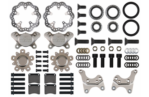 1967-69 Mustang F1 2 Piston Light Duty Front Drag Racing Brake Kit
