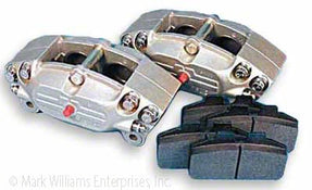 MW - 81100PR 4 Piston Brake Caliper Pair w/ Pads