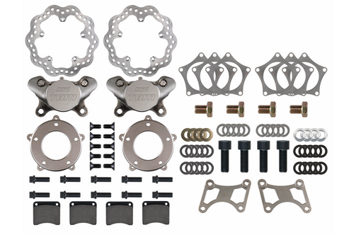 Strange Ultra Strut (Spindle Mount Wheel) Front Lightweight Drag Racing Brakes DR1 2 Piston