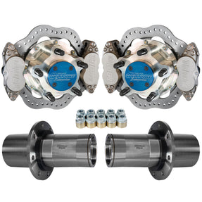 TBM Brakes / Mark Williams Dual Caliper Weld Spindle Floater Kit Steel Brake