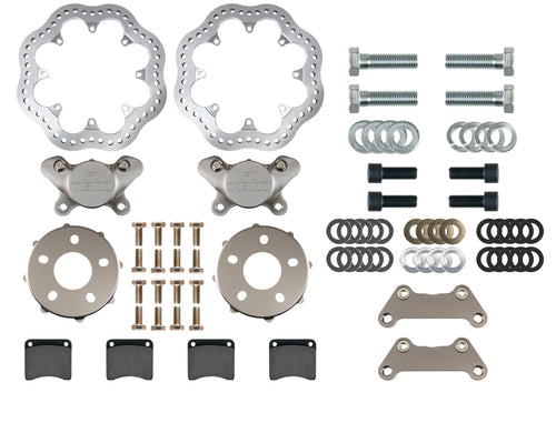 10-15 Chevrolet Camaro 5th Gen Front Drag Racing Brake Kit (Reusing Factory Hubs) - 001-0280