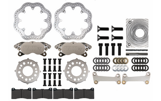 15-23 Ford Mustang S550 Rear Drag Racing Brake Kit (Reusing Factory Hubs) - 001-0297-1