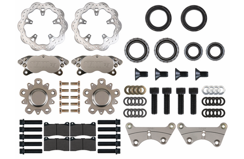 1979-93 Mustang Fox Body F3 Medium Duty Front Race Brakes 5 on 4.50 (w/ New Aluminum Hub) 001-0331-1