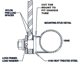 Dragster Brake Lever Assembly With Red Grips
