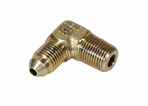 3AN to 1/8NPT (90 Degree) Caliper Inlet Fitting