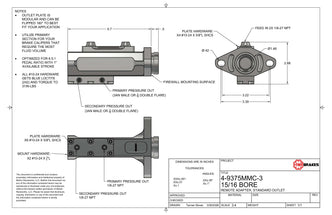 TBM Modular Billet Master Cylinder 15/16