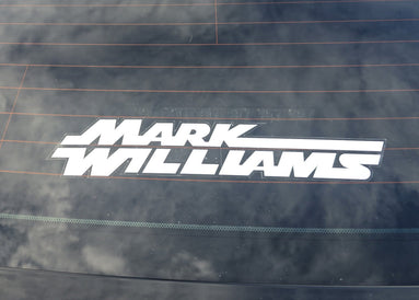 White and Clear Decal 12