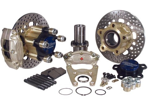 TBM Brakes / Mark Williams Dual Caliper Weld Spindle Floater Kit Steel Brake