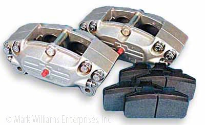 MW - 81100PR 4 Piston Brake Caliper Pair w/ Pads