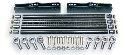 Complete 4 Link Kit w/Chromoly Rod Ends