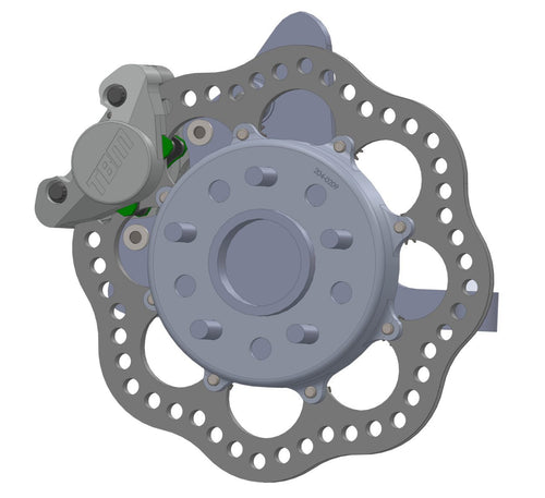 TBM Brakes 1997-13 Corvette C5/C6 Front Drag Brakes (Reuses Factory Hubs) 001-0246-TBM Brakes-Motion Raceworks
