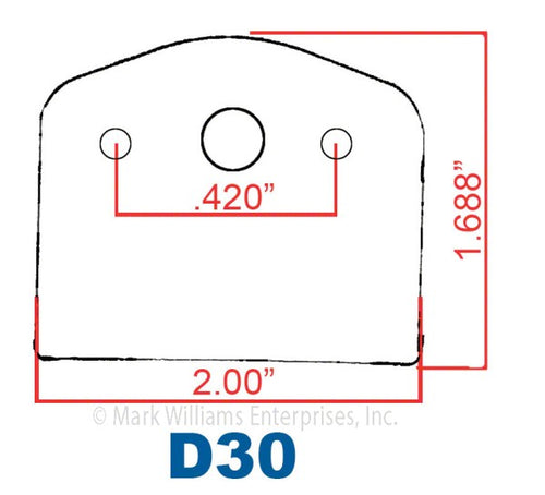 Dzus Mounting Tab 100 Pack