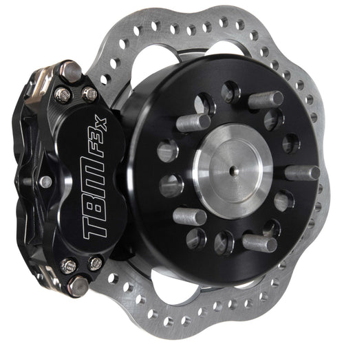 (X-Series) Rear Drag Brake Kit F3X Calipers (Symmetrical w/ 3.150 Bearing Diameter Housing Ends)