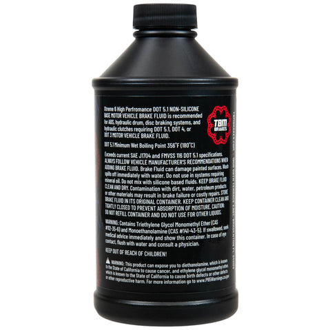 TBM DOT 5.1 Extreme 6 Brake Fluid 12 oz