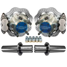 TBM Brakes / Mark Williams Floater Axle Kit (Includes Steel Brakes & Long Spindles)